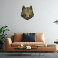 thumbnail image 1 of Escultura de busto de pared colgante de imitación , decoración rústica para , decoraciones de pared con cabeza de animal para sala BLESIY Decoraciones de pared para el hogar, 1 of 8