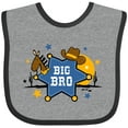 thumbnail image 3 of Inktastic Cowboy Big Bro Boys Baby Bib, 3 of 4