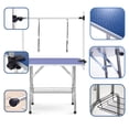 thumbnail image 4 of Miniyam 36" Folding Dog Pet Grooming Table, Weight Capacity: 300lbs, Blue, 4 of 8