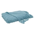 thumbnail image 6 of Fennco Styles Diamond Pleats Knit Modern Tassel 50 x 60 Inch Throw, 6 of 7