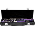 thumbnail image 4 of ZOUSSIQI Durable 16 Hole Flute Leather Case Protective Storage Box for Wind Instruments Shock Absorption Design Black Color Ideal for Musicians and Beginners CA919-44322, 4 of 9