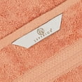 thumbnail image 5 of Superior 8 Piece Bath Towel Set, Rayon From Bamboo and Cotton, Solid Terry Towels, Salmon, 5 of 10