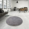 thumbnail image 4 of Ahgly Company Machine Washable Indoor Rectangle Industrial Modern Sonic Silver Gray Area Rugs, 5' x 8', 4 of 7