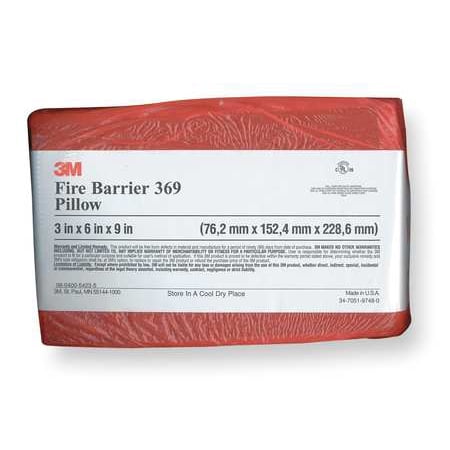 3m Fb 369 Fire Barrier Pillow 9 In L 6 In W Walmart Com