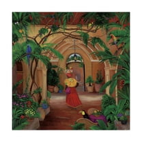 Trademark Fine Art 'Columbian Fruit Woman' Canvas Art by Betty Lou