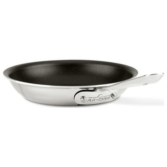 All-Clad D3 Stainless 3-Ply Bonded Cookware, Fry Pan with Lid, 12