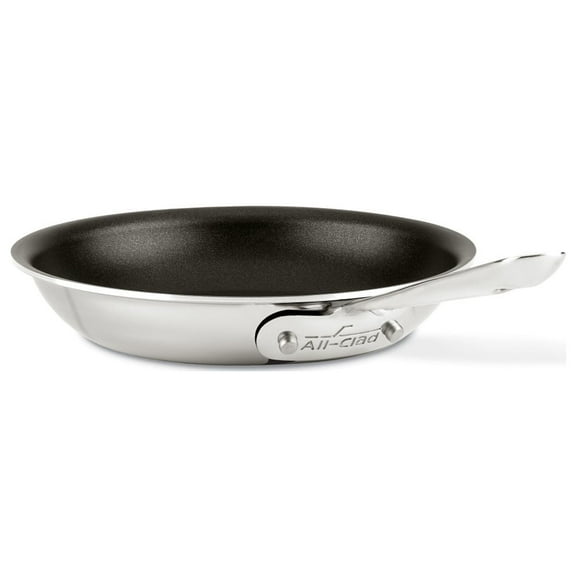 All-Clad D3 Stainless 3-ply Bonded Cookware, Nonstick Fry Pan, 8 inch