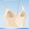 thumbnail image 4 of biudgviw Push up Bras for Women Wireless Thin V Neck Spaghetti Strap High Support Bras Breathable Solid Full Coverage Bras, 4 of 6