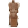 thumbnail image 5 of Naturalizer Women's Verney Moto Water Repellent Bootie Brown Suede 11M, 5 of 5
