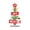 A, variant on Christmas Decorations, Wooden Tree Tabletop Ornament with "Joy Love Peace Believe" Signs, Festive Desktop Centerpiece for Holiday Home & Office Display B