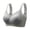 Green, variant on Jindong Women's New Plus Size No Underwire Top Bra Thin Breathable Big Breasts To Show Small Beauty Back Four Bra