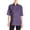 Eggplant, variant on vtex 0494-5304 uncommon threads womens havana chef coat ss mesh, eggplant - large