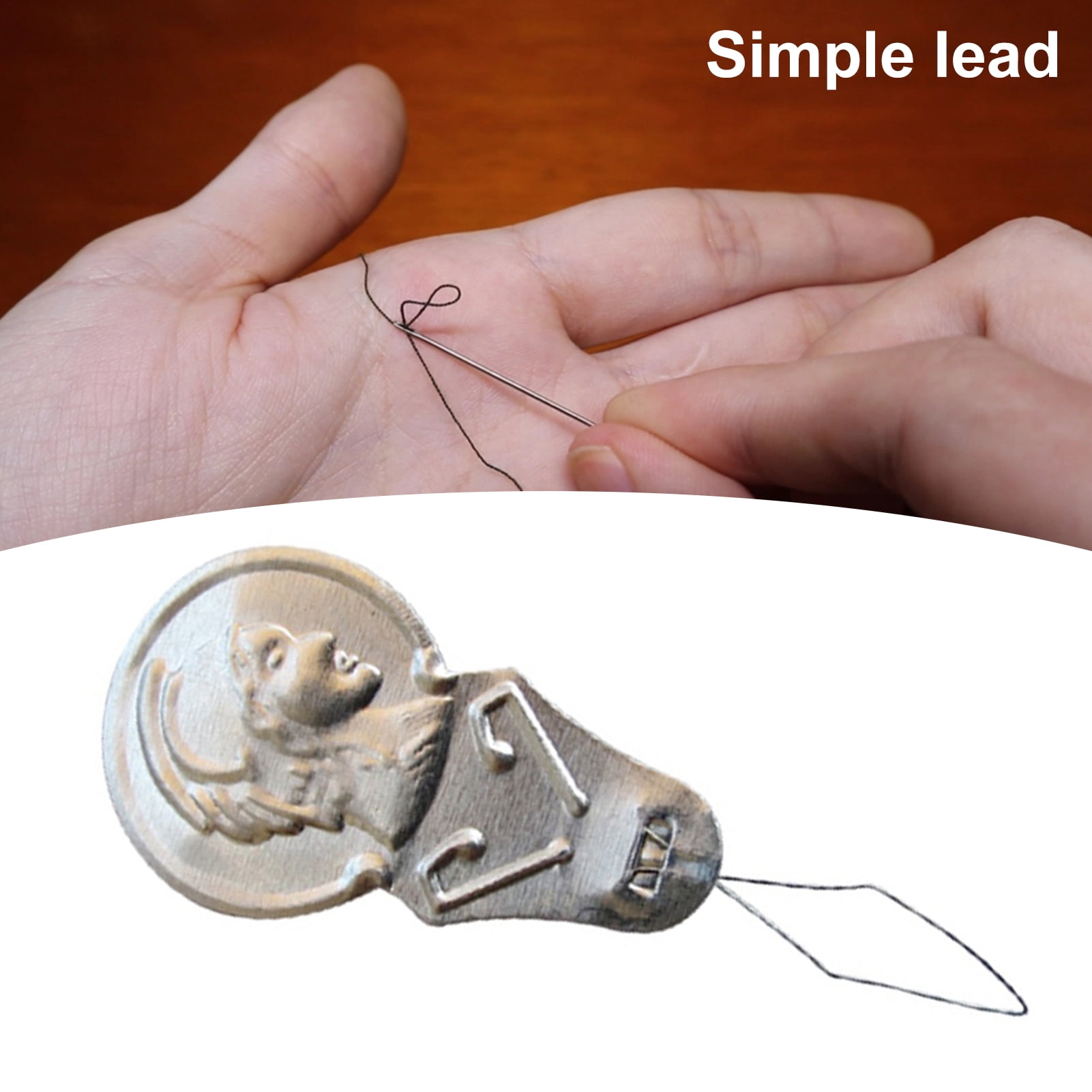 Black Film Needle Piercer Manual Diy Sewing Needle Thread - Temu