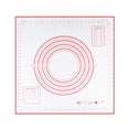 thumbnail image 1 of Silicone Making Baking Mat BBQ Mat with Clear Scale Design Washable Rotatable for Home Kitchen Daily Use, 1 of 8