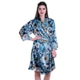 thumbnail image 1 of Moomaya Kimono Imprimé pour Femmes Robe de Mariée en Satin Soie Vêtements de Détente, 1 of 7