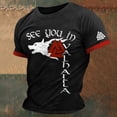thumbnail image 2 of T Shirts for Men 2026 Summer Casual Short Sleeve Crewneck Norse Mythology Viking Style Graphic Tees, 2 of 4