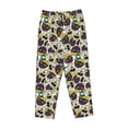 thumbnail image 4 of Naloa Happy Skeleton Print Women’s Ultra-Soft Comfy Pajama Lounge Pants with Pockets & Drawstring, 4 of 8