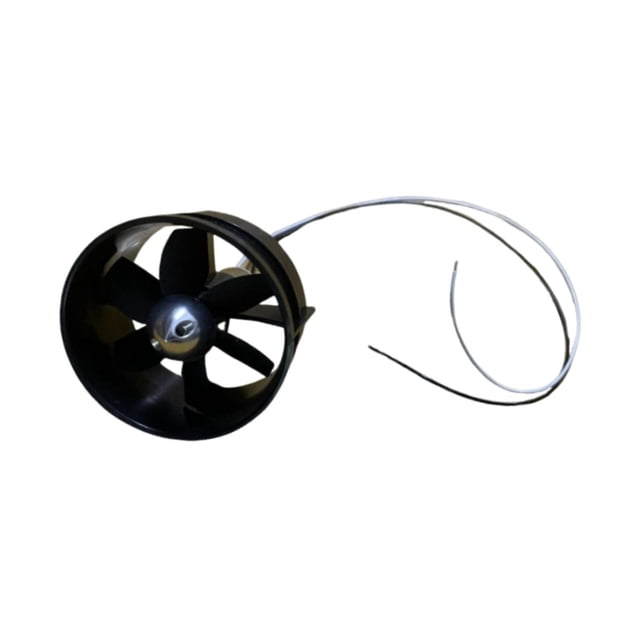 Fiocias Hollow Cup Motor Plane Motor Professional Strong Thrust Stable Modification 6 Propellers Easy to Install Spare Part Accessory Black