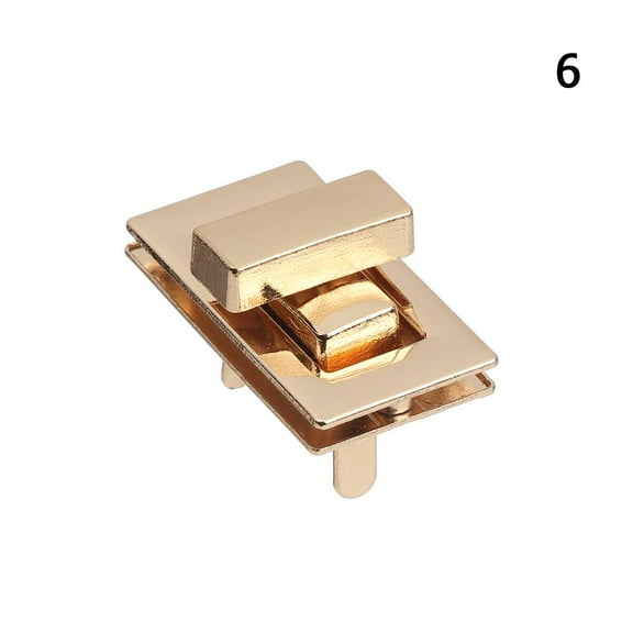 Luggage Lock Bag Buckle Bag Parts Accessories Turn Lock DIY Handbag Bag Purse Twist Lock Metal Clasp 6