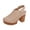 A-Khaki, variant on Gpaecead Women Chunky Heel Slingback Sandals Solid Color Breathable Perforated Adjustable Spring Summer Work Weekend Shoes,D-Black