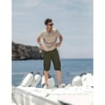 thumbnail image 6 of XRAY Men's Belted Tactical Cargo Shorts 12.5" Inseam Knee Length Shorts, British Khaki, Size 38, 6 of 7