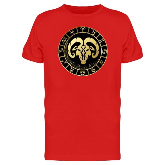 Golden Aries Black Frame Tee Men's -Image by Shutterstock