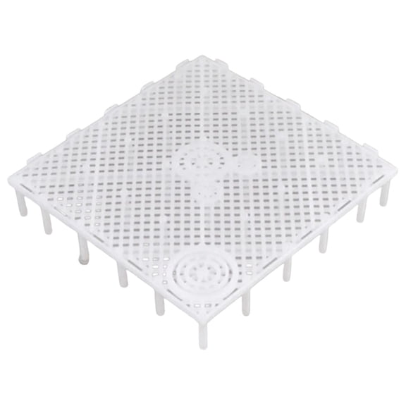 Aquarium Fish Tank Divider Filter Bottom with Bracket, Plastic Egg Crate Grid 5.7inch for Fish Tank Separation, Bottom Filtration & DIY Aquascaping