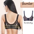 thumbnail image 3 of Prolriy Push Up Bras for Women Size Bra Sports Extra-Elastic Women's Lace Breathable Trim Plus Underoutfit Bras for Women, Womens Bras Blue 38B, 3 of 9
