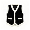 thumbnail image 2 of Mens Fluffy Xmas Santa Vest Flannel Sleeveless Warmy Vest Jackets Black XXL, 2 of 4