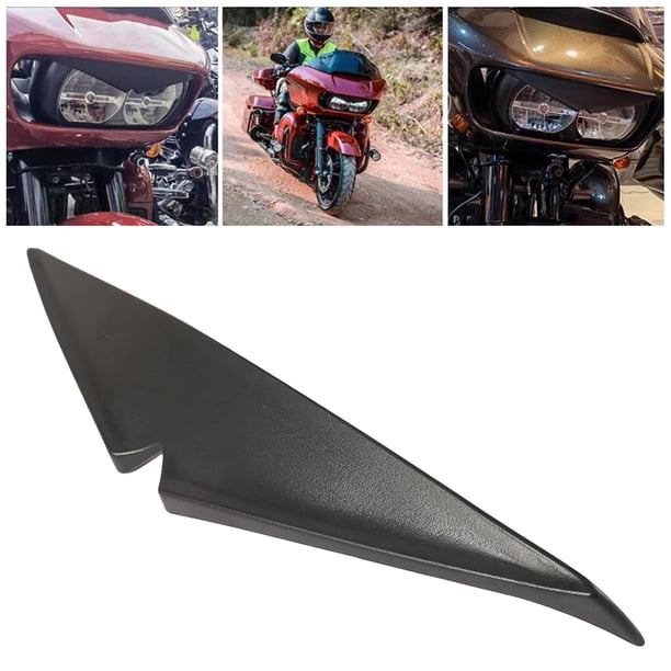 Adhesivo para párpado de ceja de faro Yotijar embellecedor de plástico para faro de motocicleta Cejas de faro Pegatina
