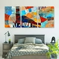 thumbnail image 5 of Ullo0ord Large Wall Art Colorful Abstract Canvas Wall Decor Living Room Decorations Bedroom Decor Aesthetic Gallery Artwork Modern Office Decor Abstract Impressionist Painting  12x16x3pcs, 5 of 6