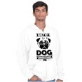 thumbnail image 5 of Only My Dog Understands Me Pet Lover Zip Up Hoodie Men's Women's Brisco Brands X, 5 of 6