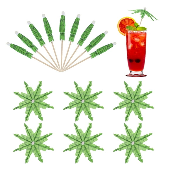 50 Pcs Mini Drink Umbrellas Cocktail,3.9 Inch Cocktail Toothpicks