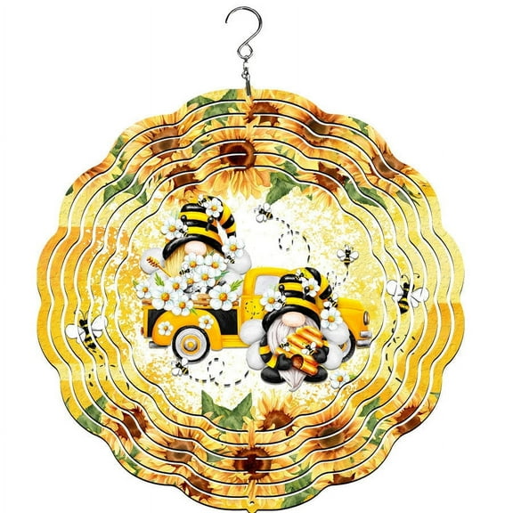 Gnomes Wind Spinner, Garden Décor, Yard Décor, Porch Decor