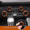 thumbnail image 4 of Cubierta de Perilla de Acondicionamiento YONGSHENG Compatible con 2021-2022 Color Naranja, 4 of 5