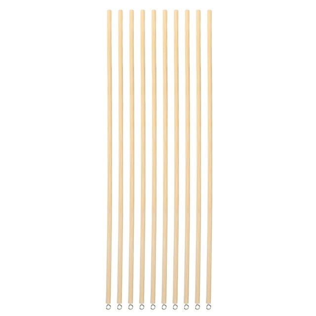 10 piezas de palos de madera para títeres de 30 cm, kit de piezas para títeres de sombras, muñecos de títeres, barras de control, accesorios para espectáculos de títeres tradicionales chinos