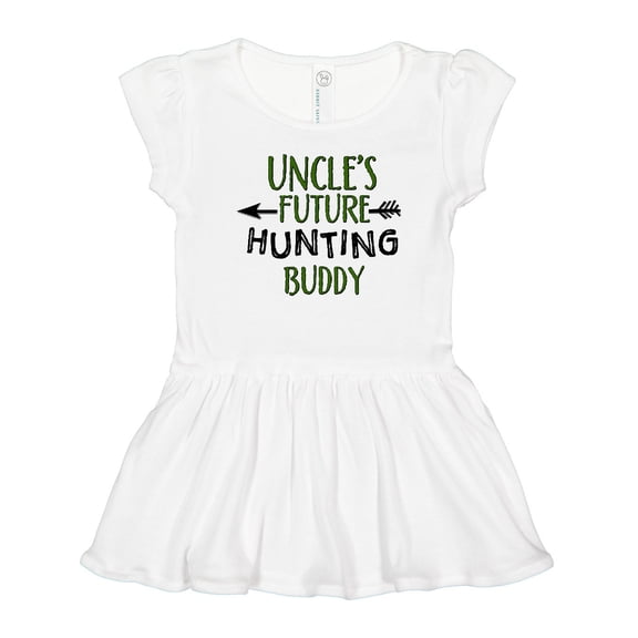 Inktastic Uncles Future Hunting Buddy Girls Toddler Dress