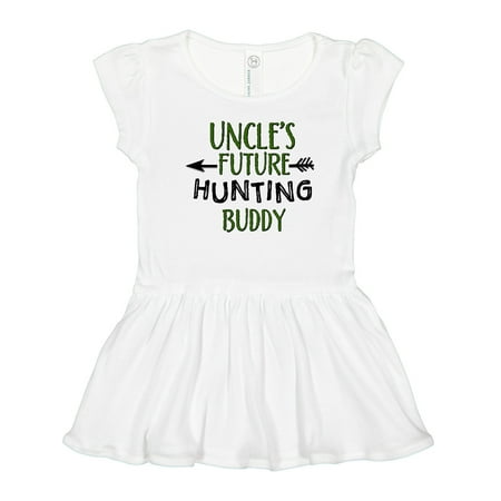 

Inktastic Uncles Future Hunting Buddy Gift Toddler Girl Dress