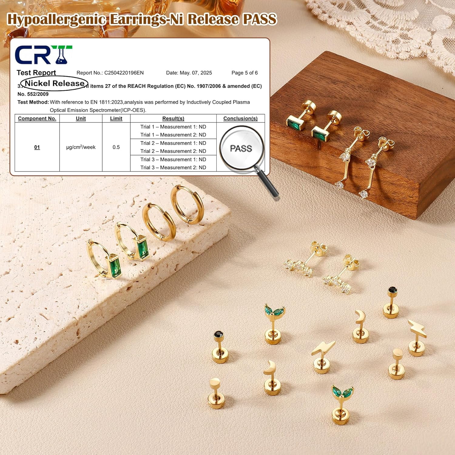 10 Silver Gold Earrings Women Surgical Steel Helix Piercing Studs Earrings Cartilage Earring Conch Tragus Piercing Pair Fine for Jewellery Flat Back Non-Allergenic Hoop Set Cubic Zirconia[q035]