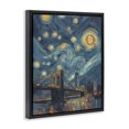 thumbnail image 2 of Stupell Industries Art Deco Iconic Blockchain Moonlight Black Floating Frame Canvas Art, 17 x 21, by Svetlana Aleynikova, 2 of 8