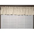 thumbnail image 2 of faux burlap window valance 58 wide ivory, 2 of 2
