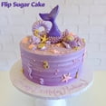 thumbnail image 2 of Moldes para fondant con temática marina, 4 piezas, cola de sirena, concha, estrella de mar, moldes de silicona para hornear, decoración de pasteles, jabón de chocolate, elaboración, 2 of 5