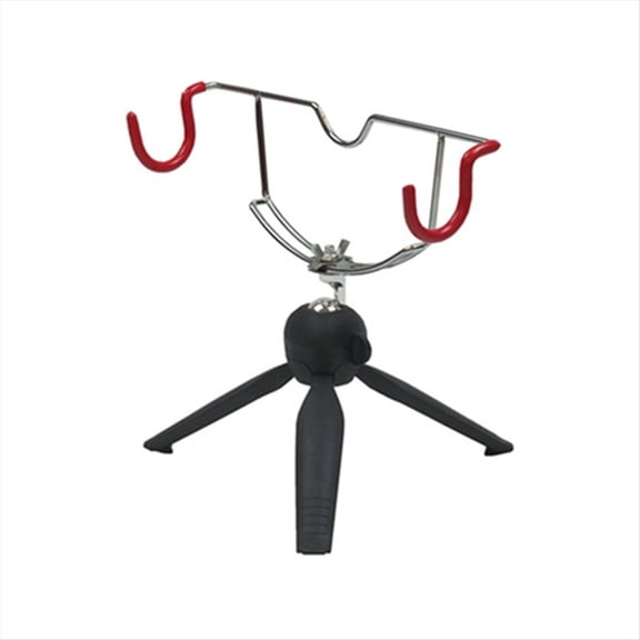Portable Ice Fishing Rod Holder Adjustable Angle Anti-Slip Easily Installation Double-Head Fish Pole