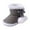 Gray, variant on BOBOGOJP Girls Boys Snow Boots Kids Warm Winter Boots Toddler Lined Mid Calf Boot Fuzzy Non-Slip Outdoor Shoes Gray for Size 4.5