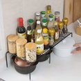 thumbnail image 3 of Wire Shelf Organizer For Kitchen And Bathroom, Extendable Design Accommodates Various Spaces, Non-Slip Sleeves Protect Your Countertops And Cabinets, 3 of 5