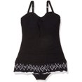 thumbnail image 2 of Profile by Gottex Enchantment Black Underwire Swimdress  E732-2D18-001 Black / 14D, 2 of 4