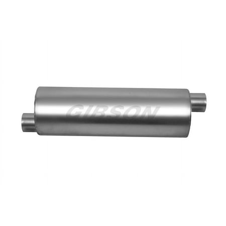 SFT Superflow Offset/Offset Round Muffler, Stainless