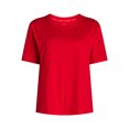 thumbnail image 2 of Joyspun Women’s Sleep Tee with Short Sleeves, Sizes XS-3X, 2 of 6