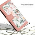 thumbnail image 6 of JiaheCover for Google Pixel 8, Crossbody Multi-Function Wallet Case,Rugged Magnetic Shockproof Flower Pattern Shoulder Strap,Card Holder Stand Full Body Protection Case, pink, 6 of 7