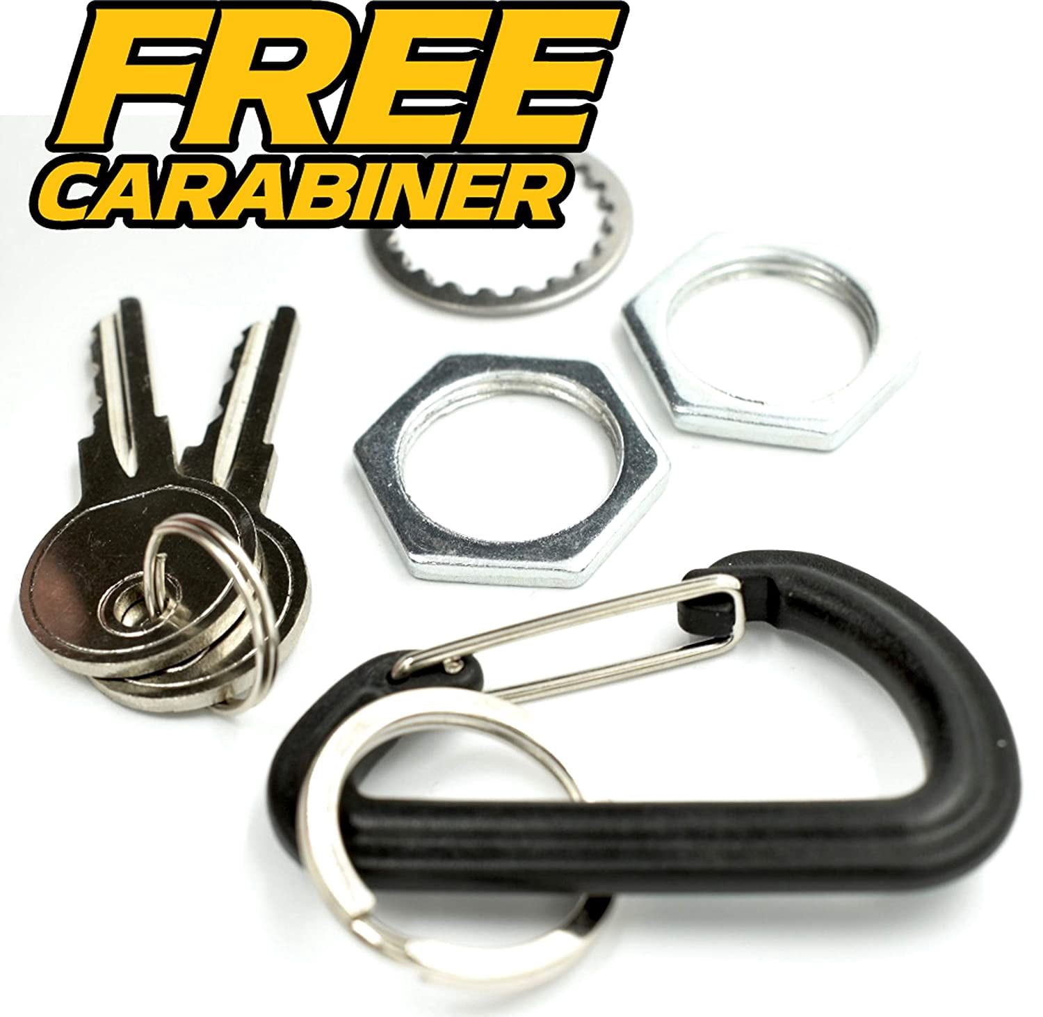 HD Switch 04331600 Starter Ignition Switch Fits Ariens Gravely Great Dane Includes 1 Soft Grip Protective Umbrella Key, 2 Standard Keys & Free Carabiner
